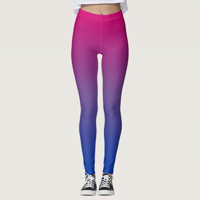 Leggings Patrón de degradado: Bi (Anverso)