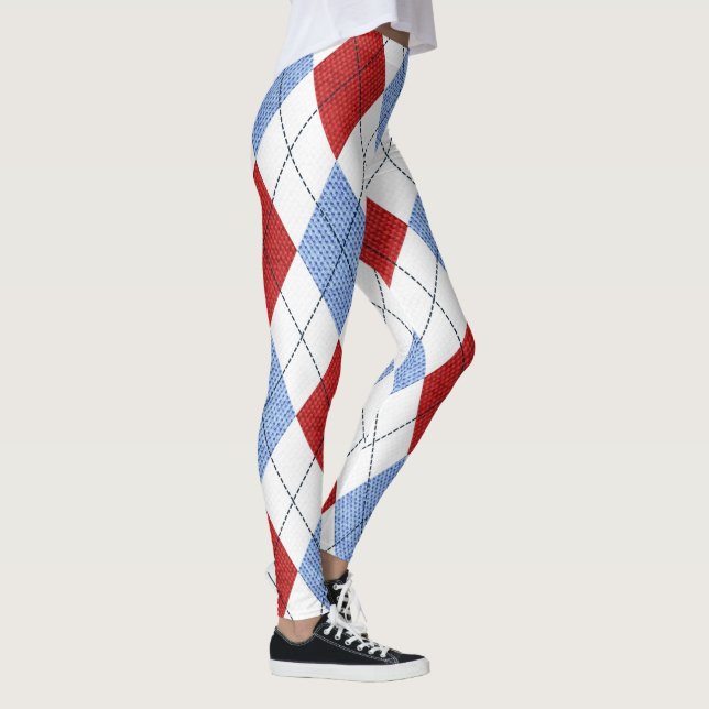 Leggings Patrón de diamantes (Derecha)