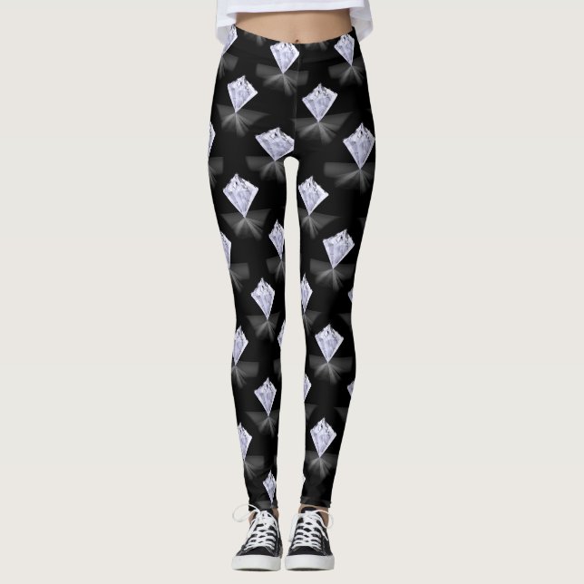 Leggings Patrón de diamantes (Anverso)