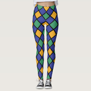 Leggings Patrón de diamantes #84