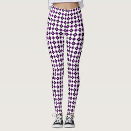 Leggings Patrón de diamantes #92-1