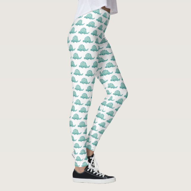 Leggings Patrón de dinosaurio Stegosaurus (Derecha)