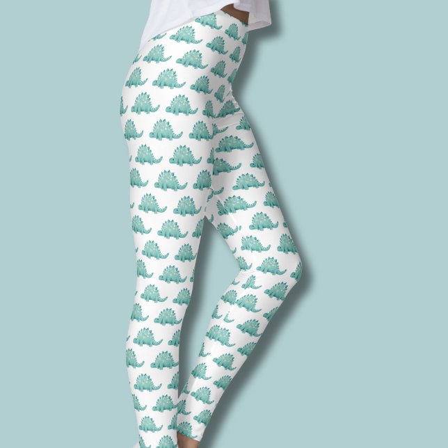 Leggings Patrón de dinosaurio Stegosaurus (Dinosaur pattern leggings)