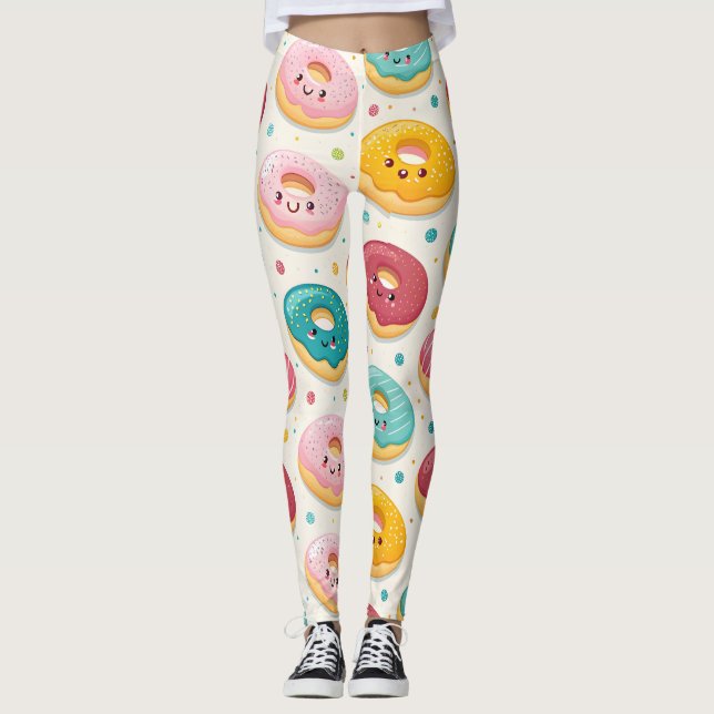 Leggings Patrón de Donut (Anverso)