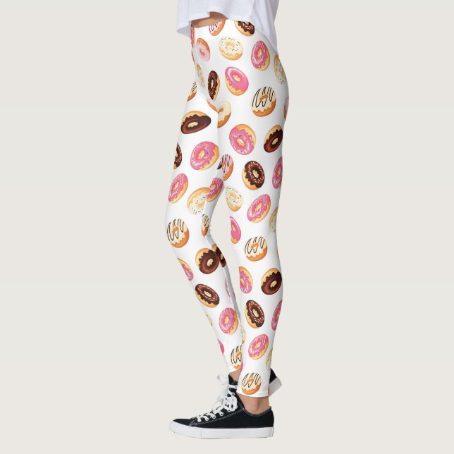 Leggings Patrón de donut dulce (Izquierda)