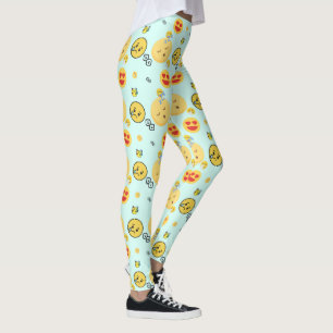 Leggings "Patrón de Emoji divertida y divertida, disfruta d