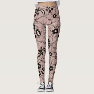 Leggings Patrón de encaje
