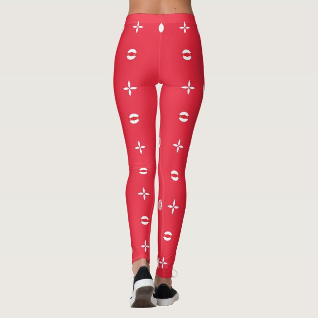 Leggings Patrón de Encanto Navideño 09 -  (Reverso)