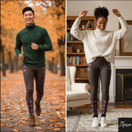 Leggings Patrón de entrelazado -Gondola