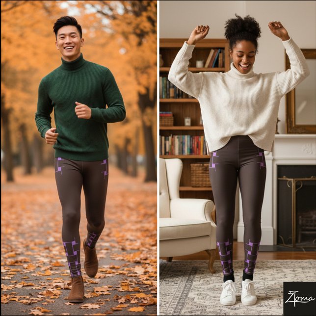 Leggings Patrón de entrelazado -Gondola (Subido por el creador)