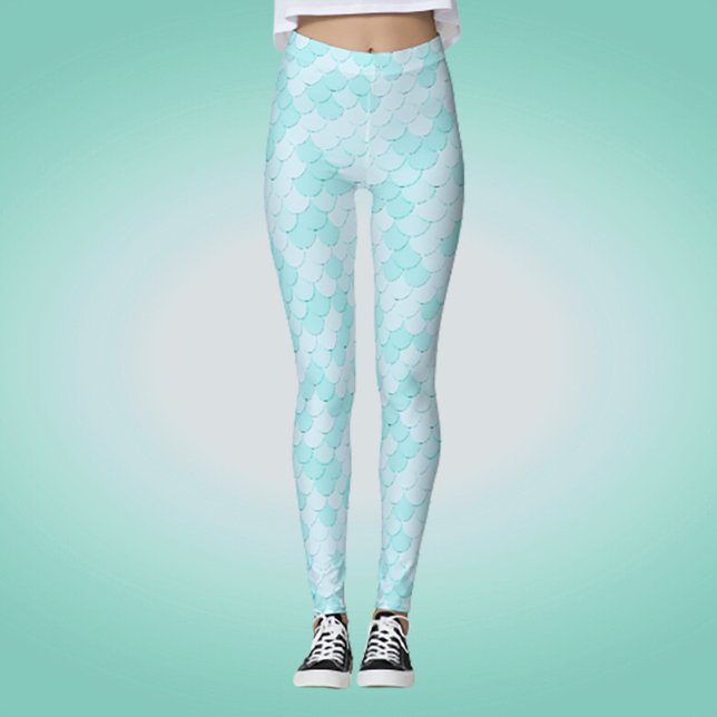 Leggings Patrón de escalas de la sirena de Novedad de disfr (Subido por el creador)