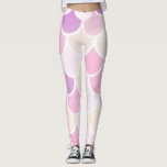 Leggings Patrón de escalas de sirenas rosadas coloridas mod<br><div class="desc">Patrón de escalas de sirenas rosadas coloridas modernas</div>