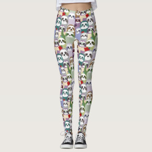Leggings Patrón de eslora de corte