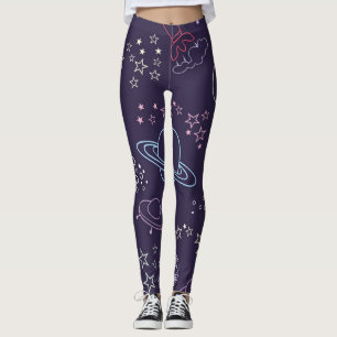 Leggings Patrón de espacio