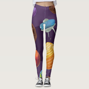 Leggings Patrón de espacio