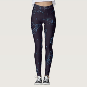 Leggings Patrón de espacio