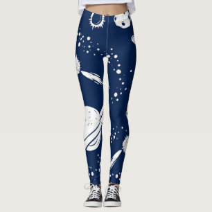 Leggings Patrón de espacio