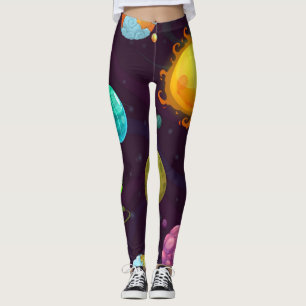 Leggings Patrón de espacio
