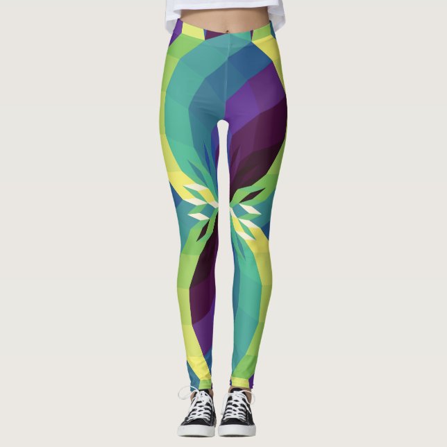 Leggings Patrón de espíritu 888 (Anverso)