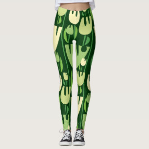 Leggings Patrón de estilo escandinavo Tulips