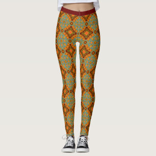 Leggings Patrón de estilo medieval