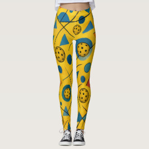 Leggings Patrón de estilo Wassily Kandinsky