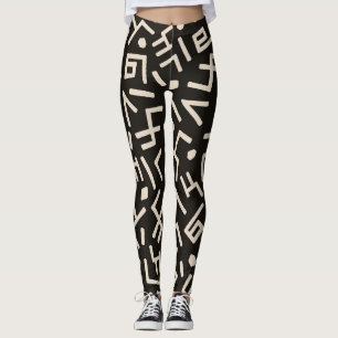 Leggings Patrón de estilos africanos