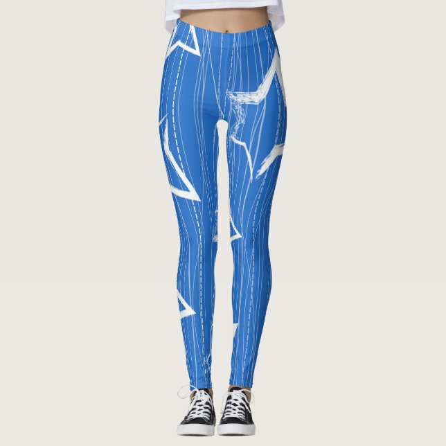 Leggings Patrón de estrellas (Anverso)