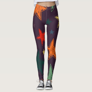 Leggings Patrón de estrellas