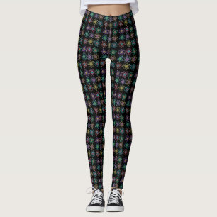 Leggings Patrón de estructura atómica Ciencia genial