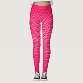 Leggings Patrón de fibra de carbono rosa