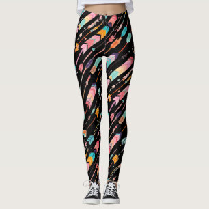Leggings Patrón de flecha multicolor Thunder_Cove
