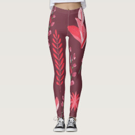 Leggings Patrón de flores