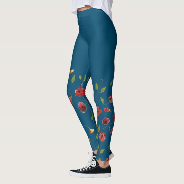 Leggings patrón de flores (Izquierda)