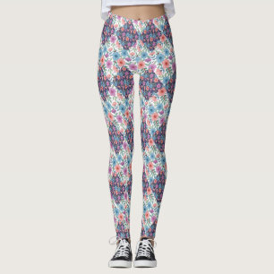 Leggings patrón de flores