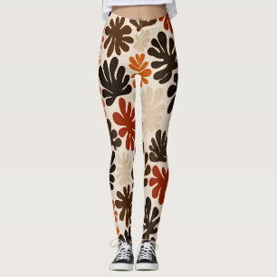 Leggings Patrón de flores Boho Matisse