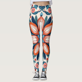 Leggings Patrón de flores de Mandala