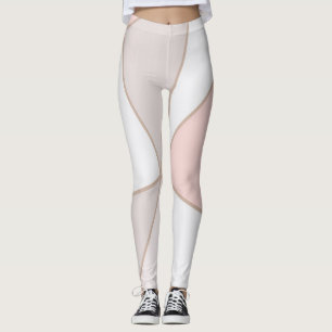 Leggings Patrón de flores silvestres de acuarela caprichosa