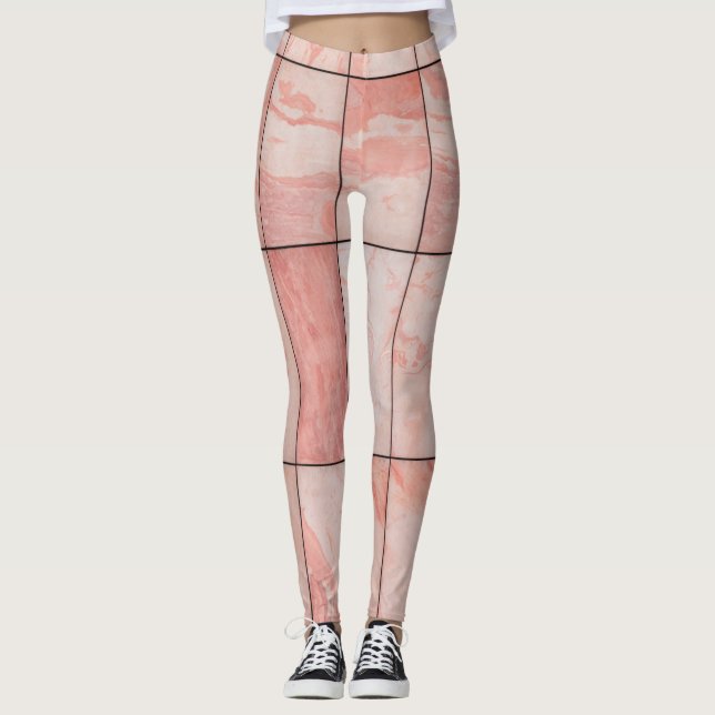 Leggings Patrón de flores silvestres de acuarela caprichosa (Anverso)