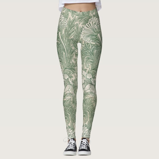 Leggings Patrón de flores, William Morris (Anverso)