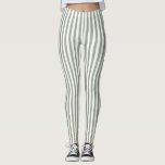 Leggings Patrón de franja blanca<br><div class="desc">Un sencillo patrón de rayas blancas.</div>
