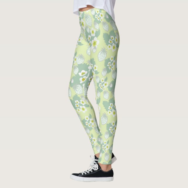 Leggings Patrón de fresa (Izquierda)