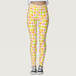 Leggings Patrón de fruta de cítricos divertidos<br><div class="desc">Patrón de frutas de moda y de mojigata.</div>