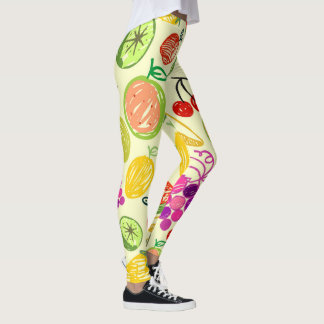 Leggings Patrón de frutas
