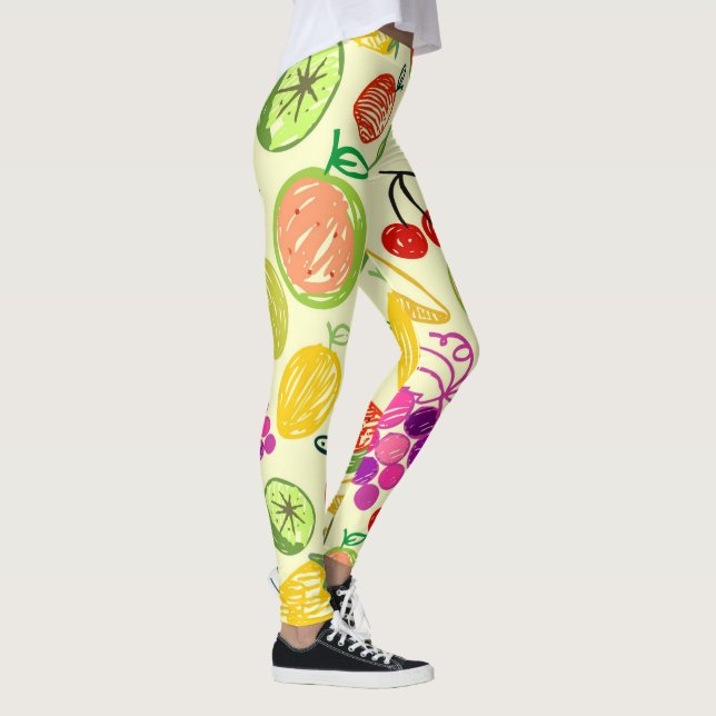 Leggings Patrón de frutas (Derecha)