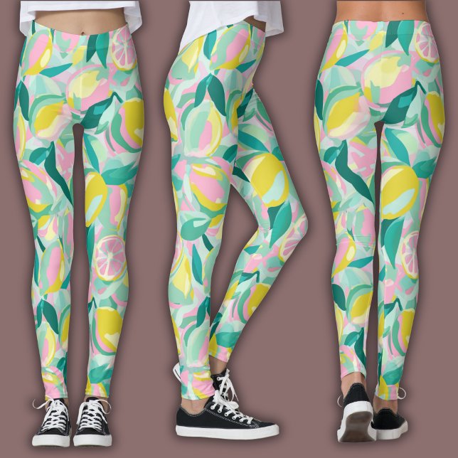 Leggings Patrón de Frutas  |  Cítricos Vibrantes (Subido por el creador)