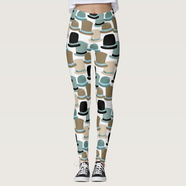 Leggings Patrón de Galore de sombreros superior (Anverso)