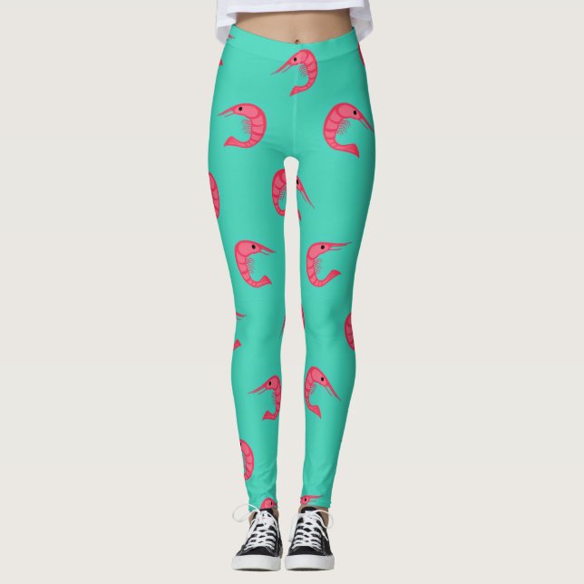 Leggings Patrón de gargantas (Anverso)