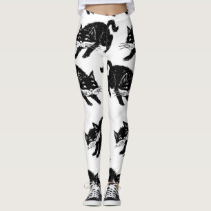 Leggings Patrón de gato