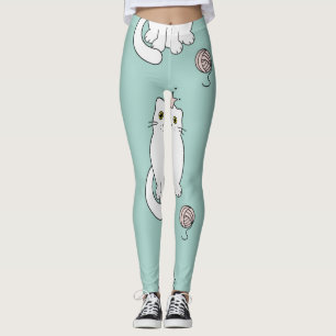Leggings Patrón de gato